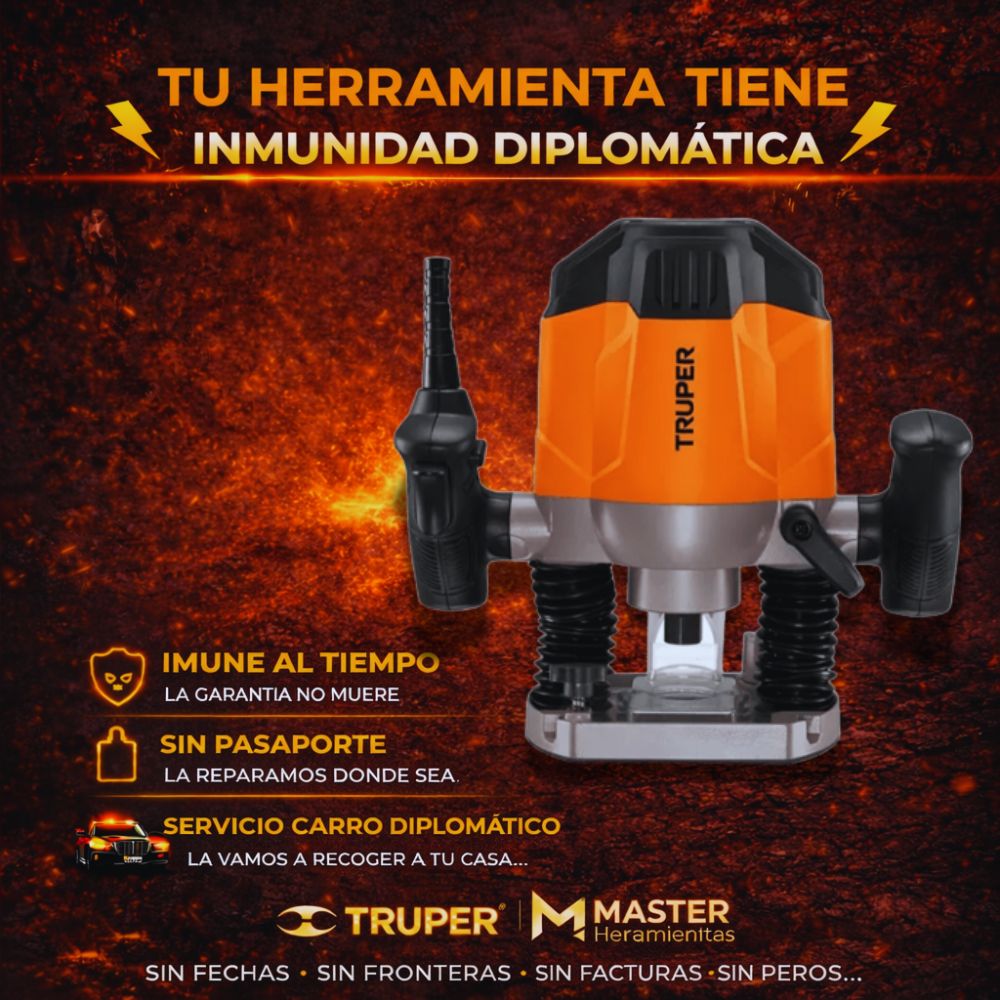 Ruteadora Profesional 1200 W, Truper