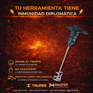 Mezclador De Pintura Y Cemento Eléctrico 1500W, Truper