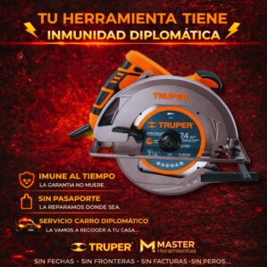 Sierra Circular Industrial 1500 W 7 1/4 Pul, Truper