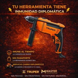 Taladro Percutor Profesional 1/2 Pul 750 W, Truper