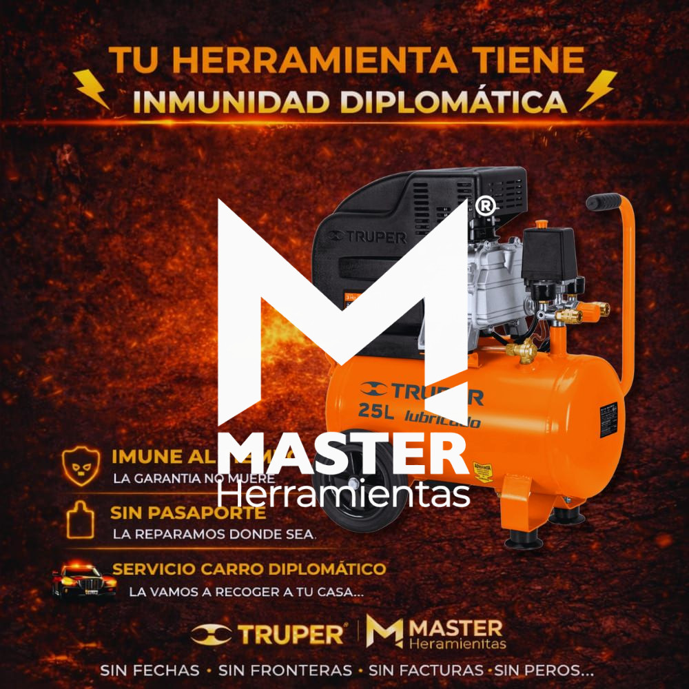 Compresor Lubricado 25 L, Truper