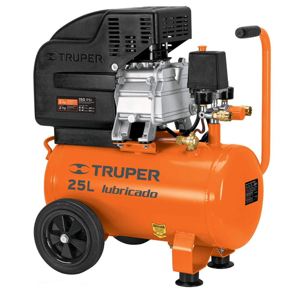 Compresor Lubricado 25 L, Truper - Imagen 2