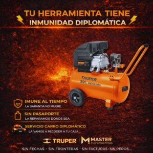 Compresor Lubricado 50 L, Truper