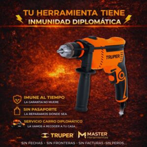 Taladro Percutor Profesional 1/2 650W, Truper
