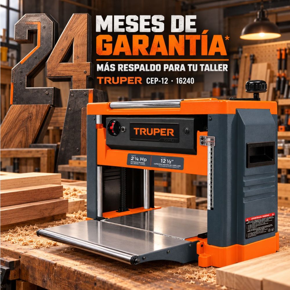 Cepillo De Banco Madera 12 1/2'', 1600W, Truper - Imagen 3