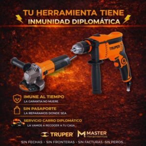 Combo Taladro 650W y Pulidora 800W , Truper