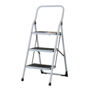 Escalera Tubular Plegable De 3 Pel Antideslizante, Pretul