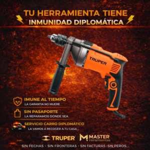 Taladro Percutor Profesional 1/2 850w Truper Pro