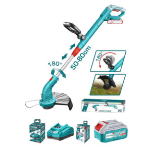 Guadaña Inalámbrica 20V+Batería 5 Ah+Cargador, Total