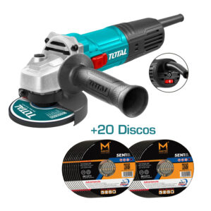 Pulidora Industrial 900 W Con 6 Velocidades Total + 20 Discos de Corte