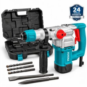 Rotomartillo Uso Rudo 1050 W Con Brocas Y Puntas, Total