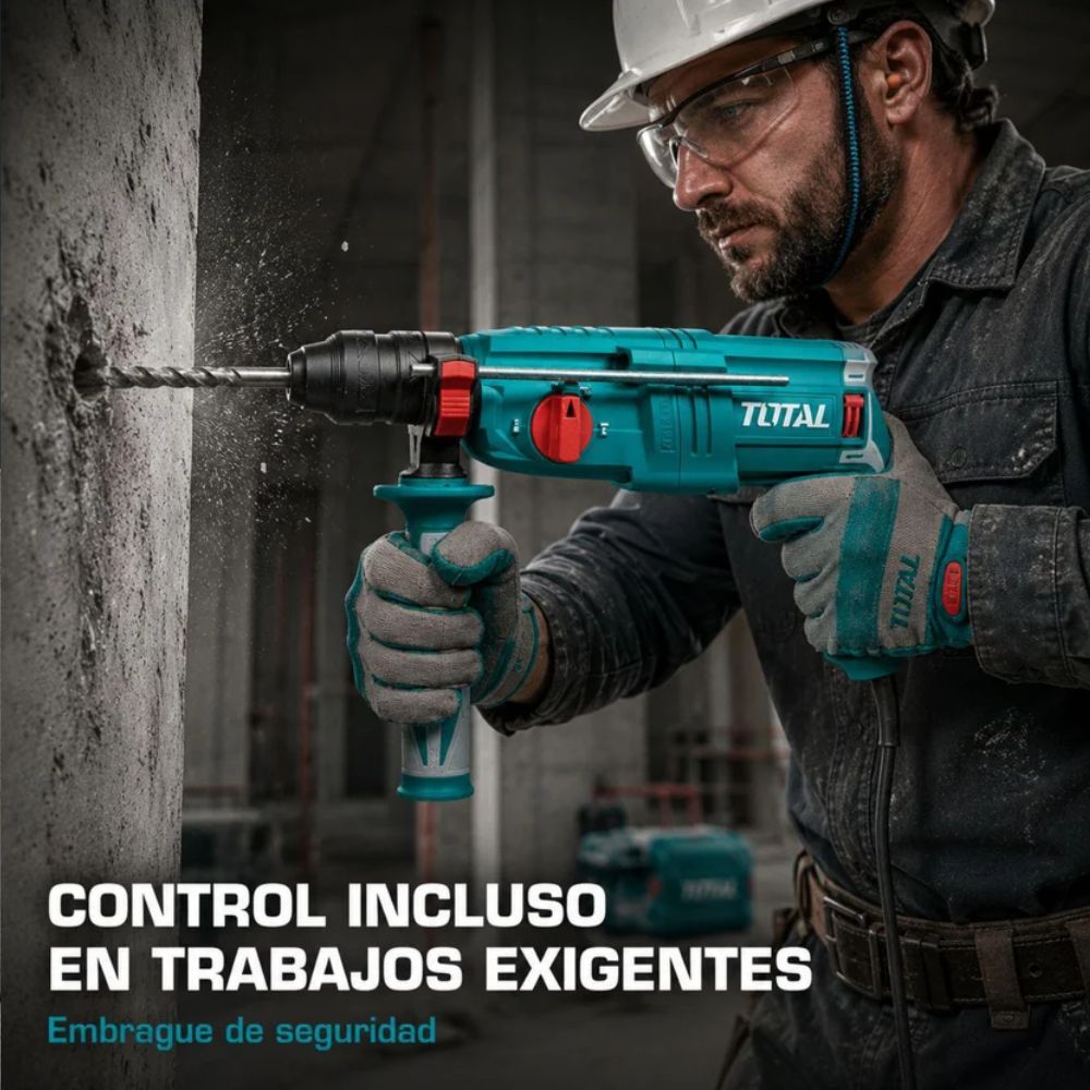 Rotomartillo Uso Rudo 800 W Industrial Super Completo, Total - Imagen 5