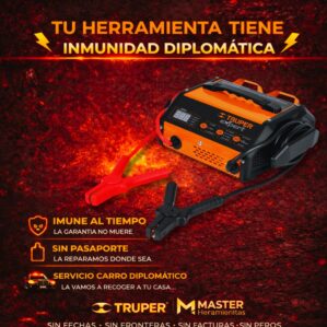 Cargador de baterías 15 A, arrancador de 75A, 6V/24V