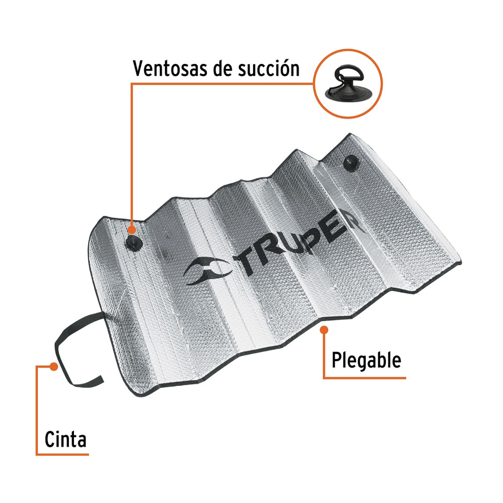 Parasol Para Auto, Truper - Imagen 2