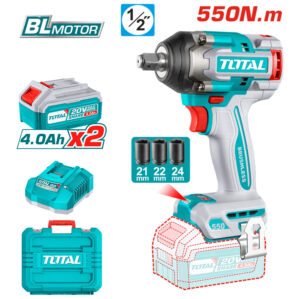 Llave De Impacto 550 Nm Inalámbrico 1/2 20 V, Total