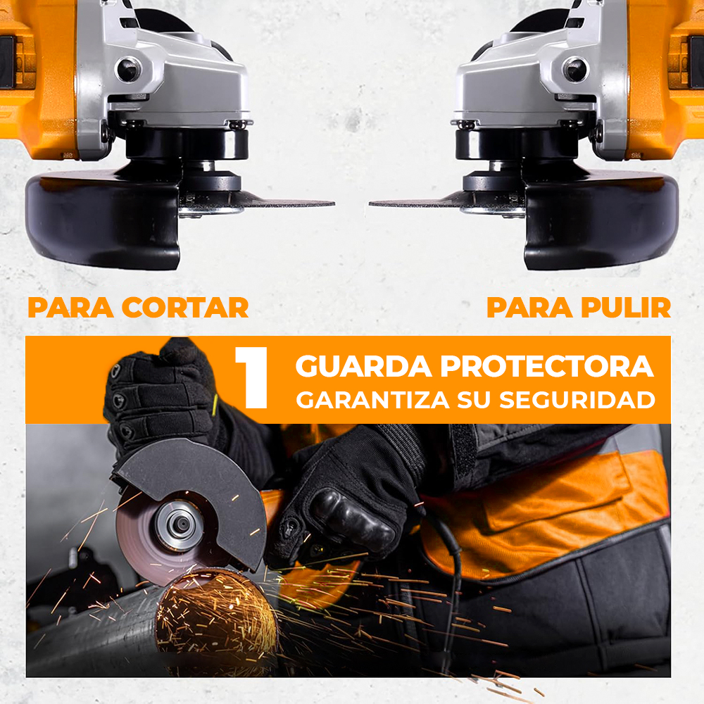 Pulidora Certificada Angular 4 1/2 Pul 750W, Coofix (CF-AGO12) - Imagen 5