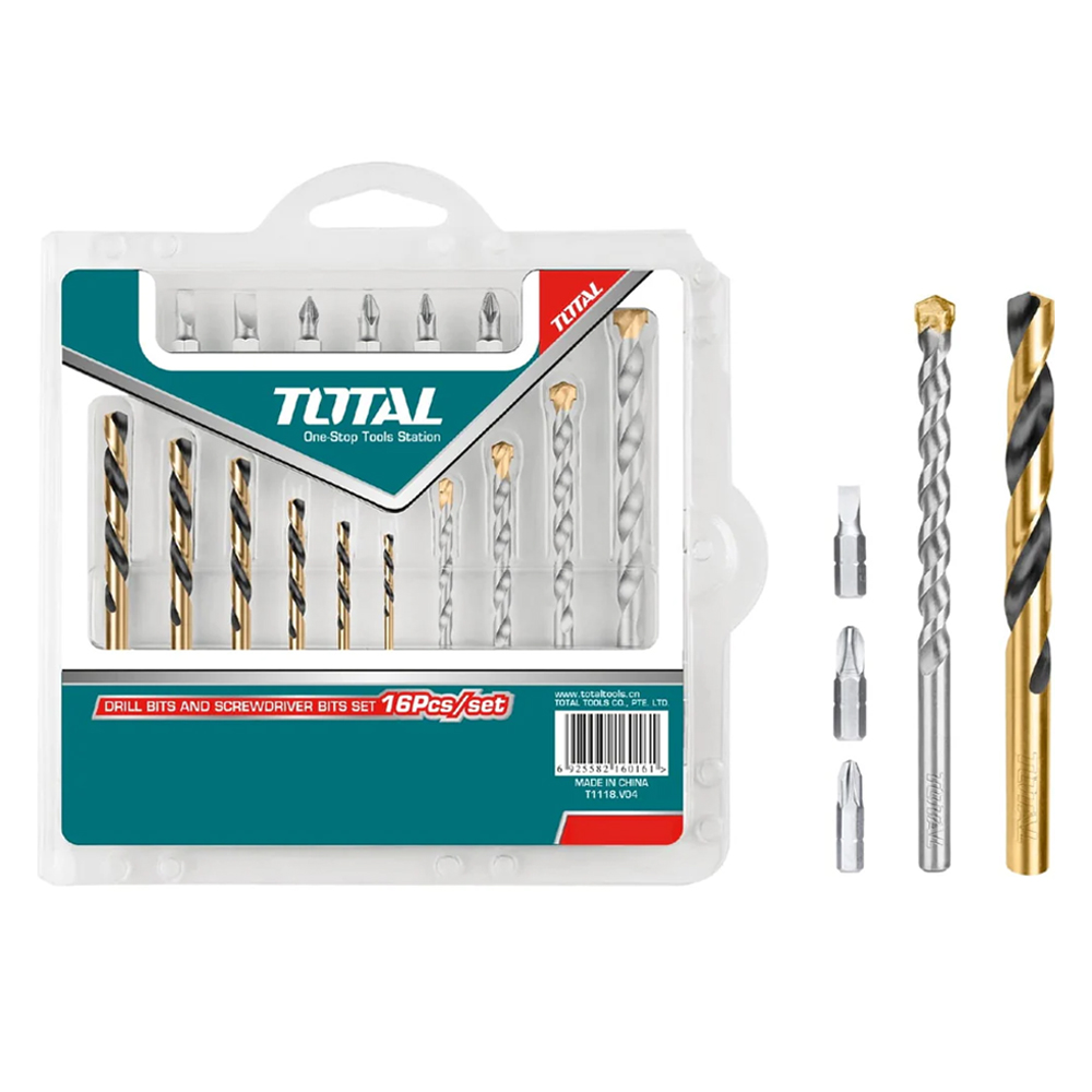 Juego de 16 Brocas Concreto y Metal, Total - Imagen 2