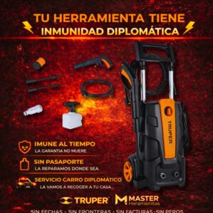 Hidrolavadora Eléctrica Con Jabonera 2000 Psi, Truper
