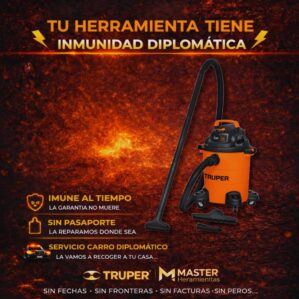 Aspiradora sopladora Plástica 3 Hp 6Gal (23L) Truper