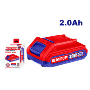 Batería Litio 2.0 Ah 20V, Emtop