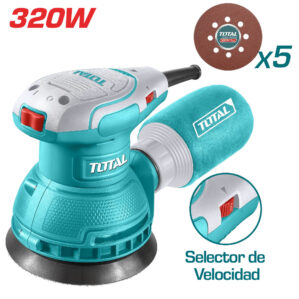 Lijadora Uso Rudo Industrial Orbital 6 Vel+5 Lijas, Total