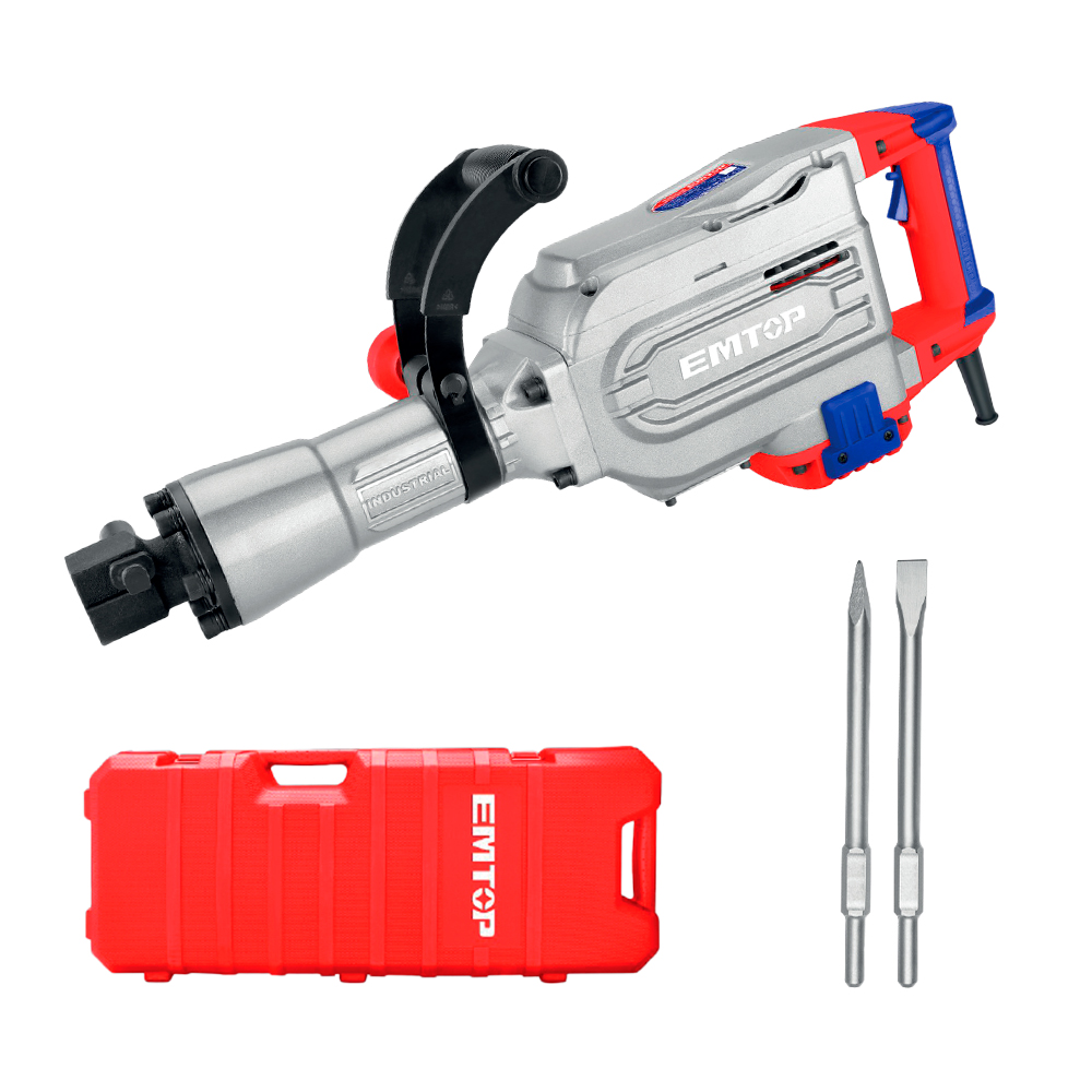 Demoledor 1700 W Industrial Uso Rudo Con Maletín, Emtop
