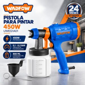 Pistola Para Pintar Industrial 450 W, Wadfow