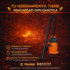 Aspiradora Sopladora Plástica 4 Gal 15 L, Truper