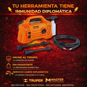 Hidrolavadora eléctrica compacta 1600 psi, TRUPER