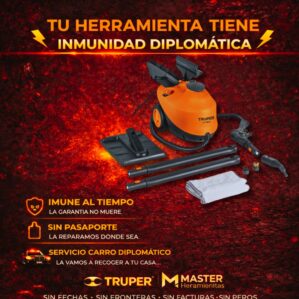 Limpiador De Vapor Multiuso 1800W Truper