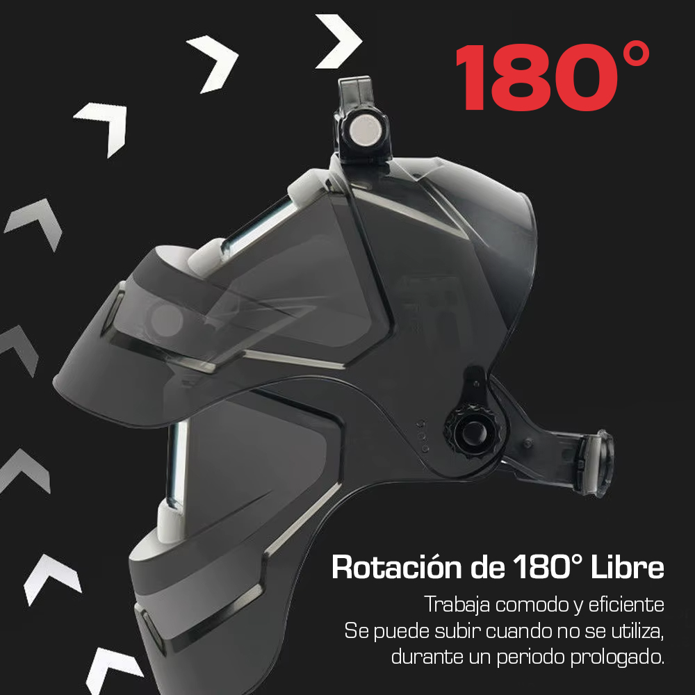 Careta de Soldar 2 Sensores Con Luz Integrada, Master Herramientas - Imagen 2